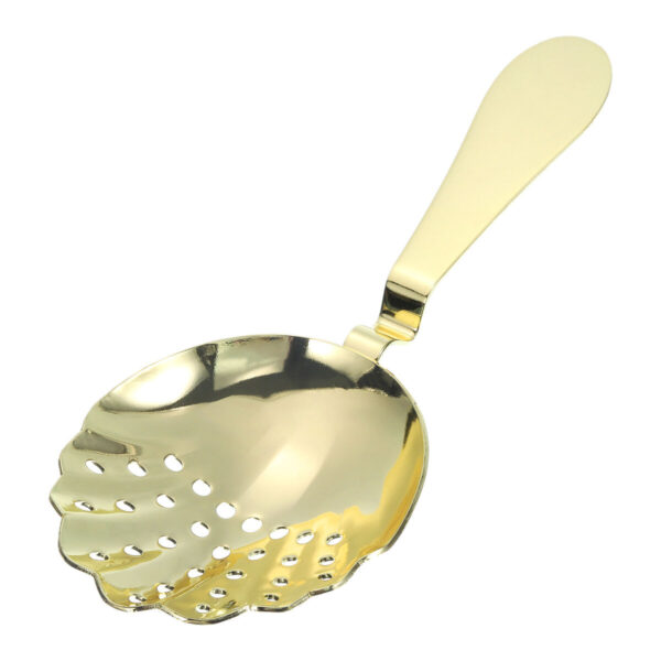 JULEP STRAINER SHELL GOLD
